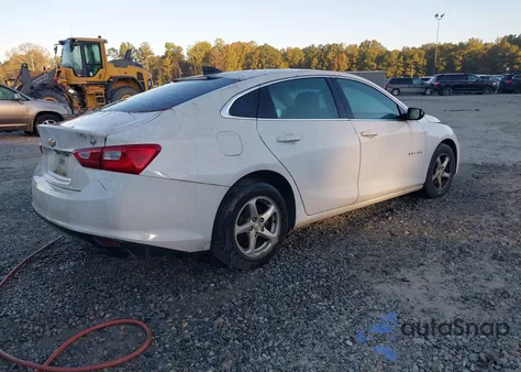 2016 Chevrolet Malibu Ls from USA, damaged, VIN 1G1ZB5ST3GF188664